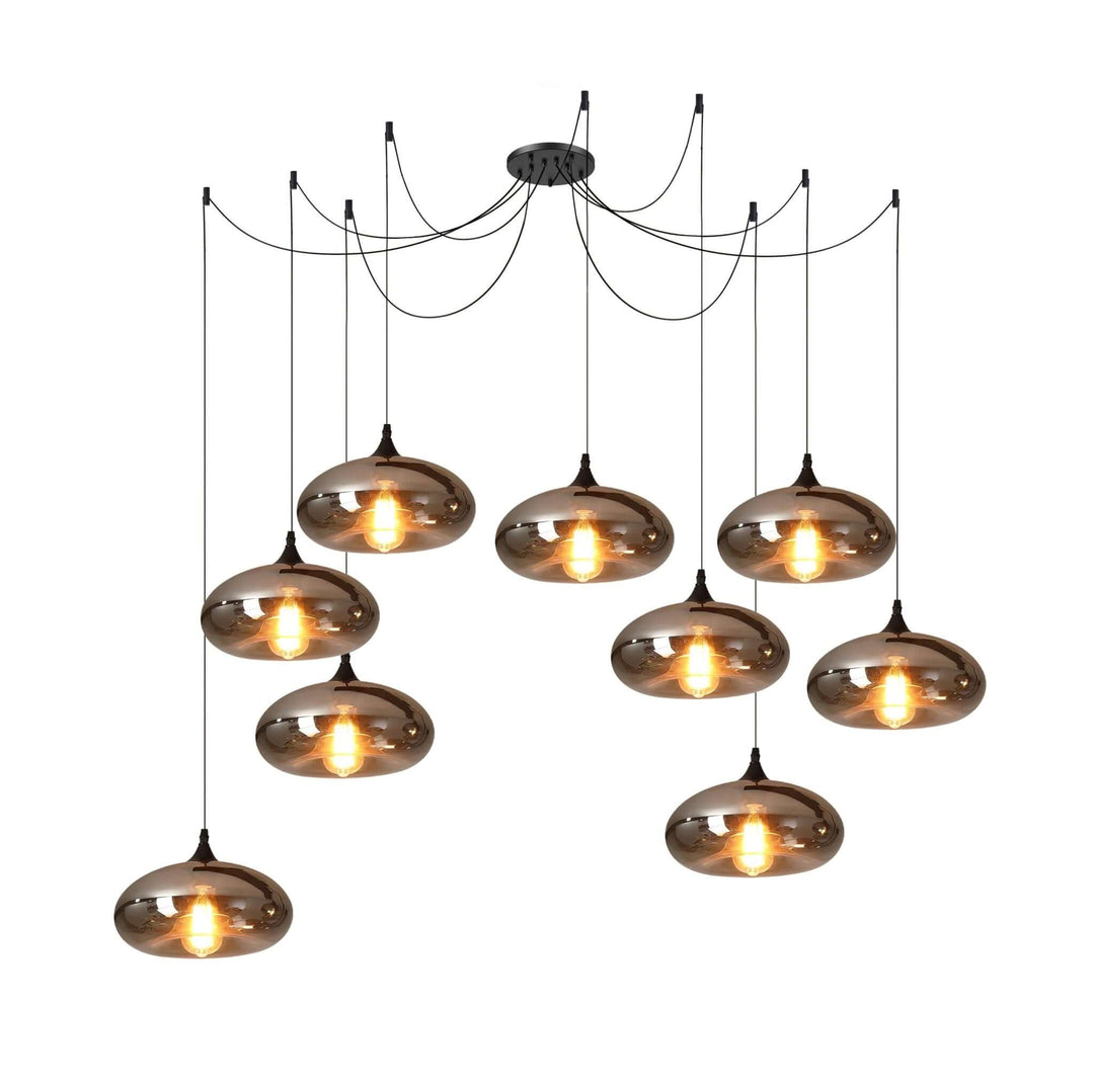 Moderne Glasflaske Pendellampe