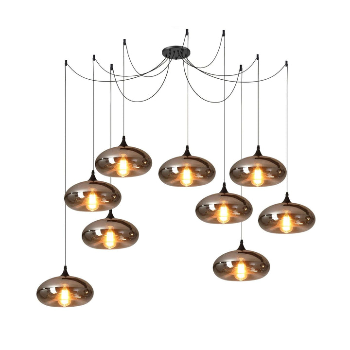 Moderne Glasflaske Pendellampe
