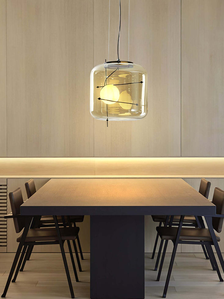 Lampe Pendante En Verre Plot