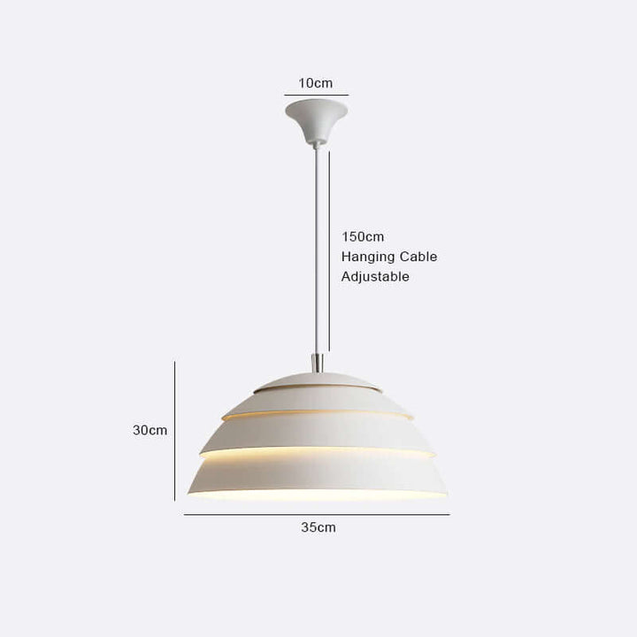 Kuppelformet LED-pendel