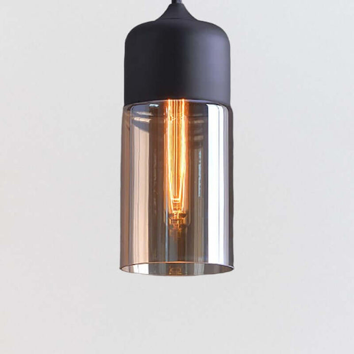 Elegant Metal & Glass Ceiling Lamp