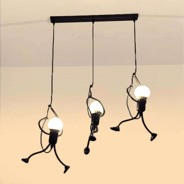 Retro pendel lampe, geometrisk lampe, indretningslys
