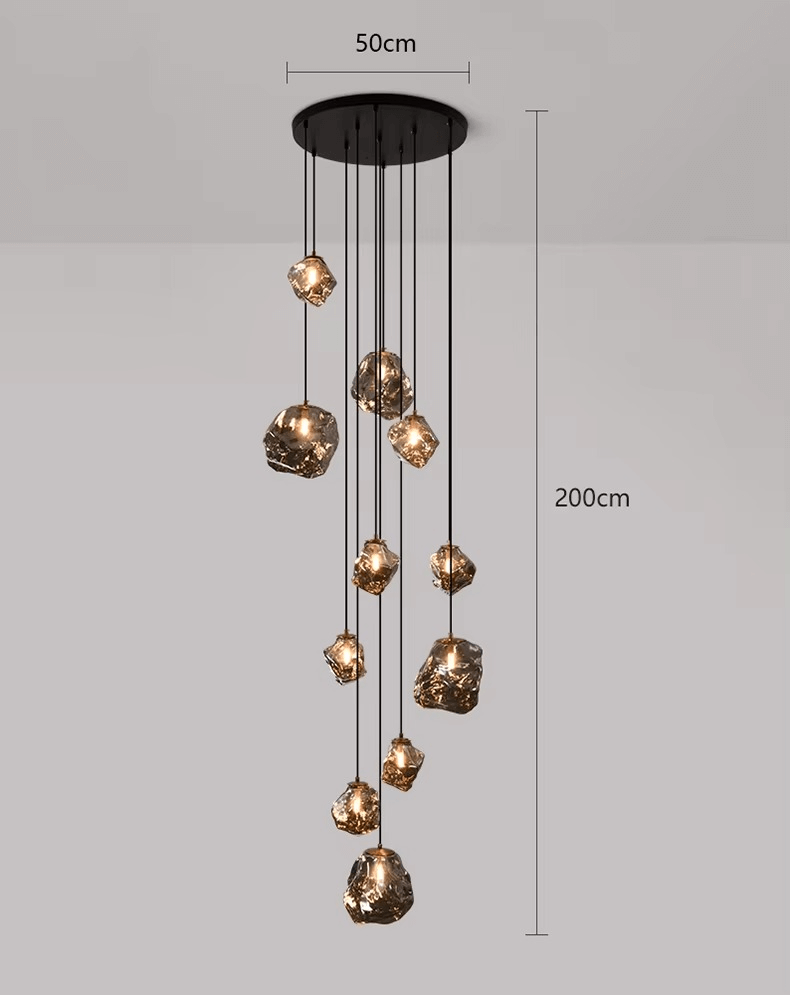 Moderne trappelys - LED-belysning