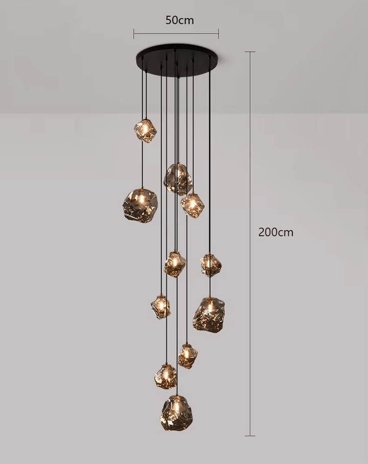 Moderne trappelys - LED-belysning