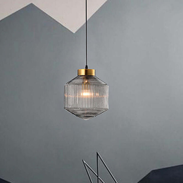 Moderne sylindrisk pendellampe