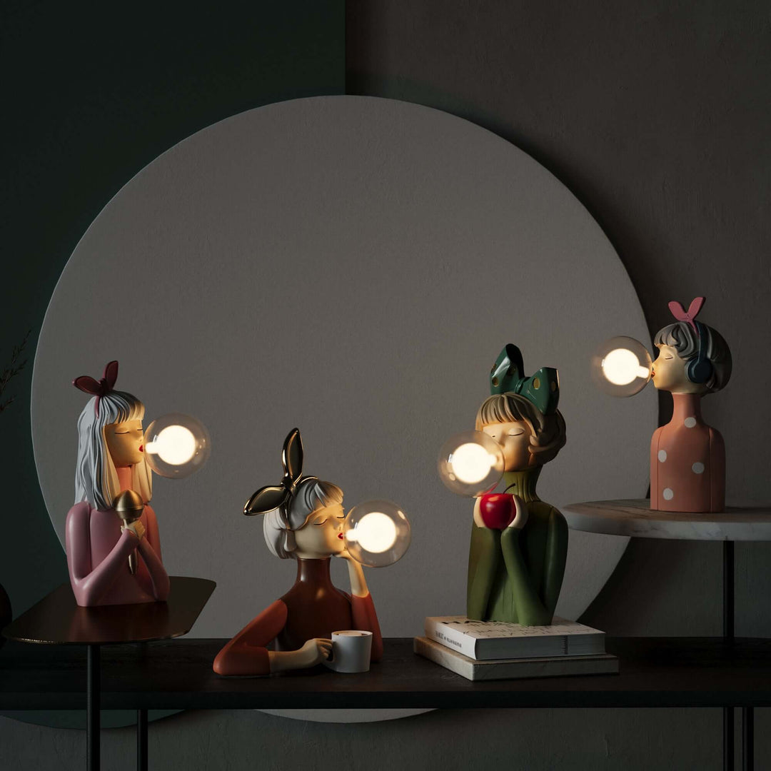 Håndlavet bordlampe fra Artisan Sisters