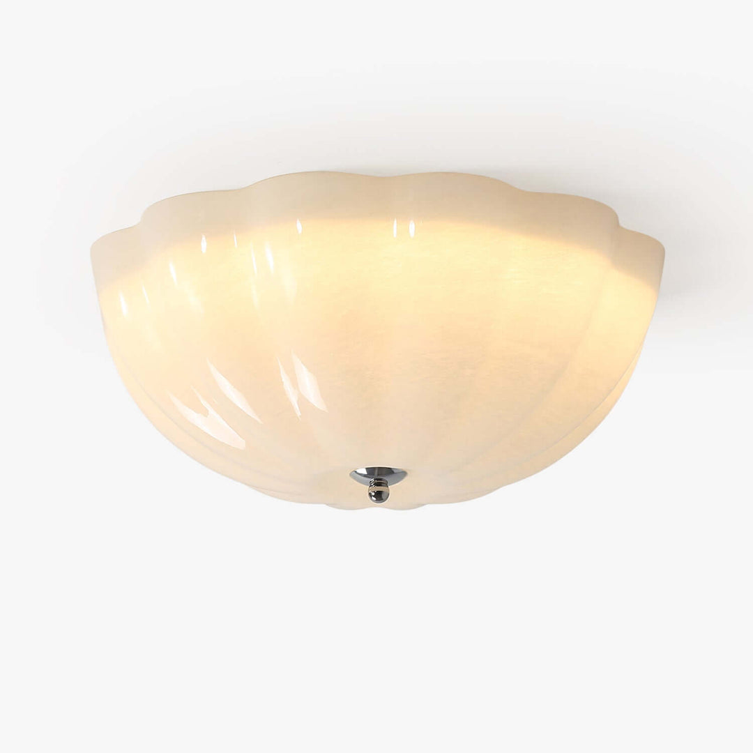 Moderne Opal Glas Loftlampe - Blødt og Diffust Lys