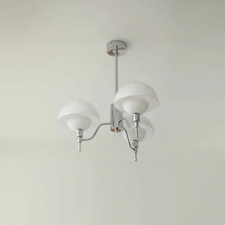 Fransk Boble Loftslampe Guld Hvid