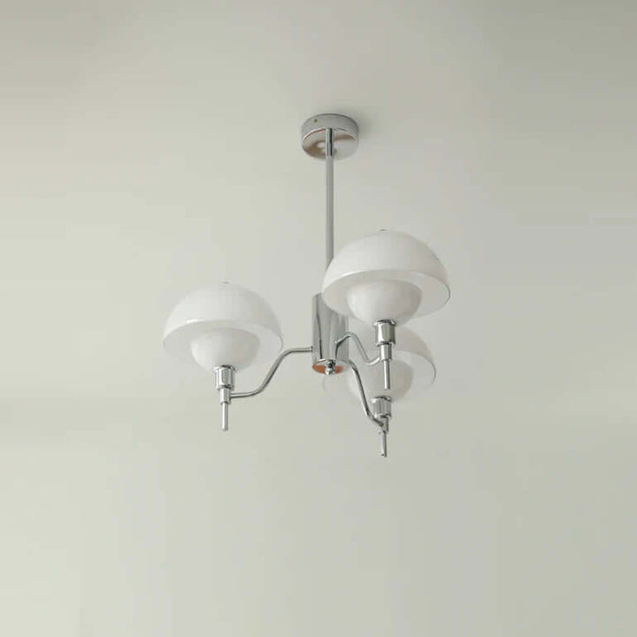 Fransk Boble Loftslampe Guld Hvid