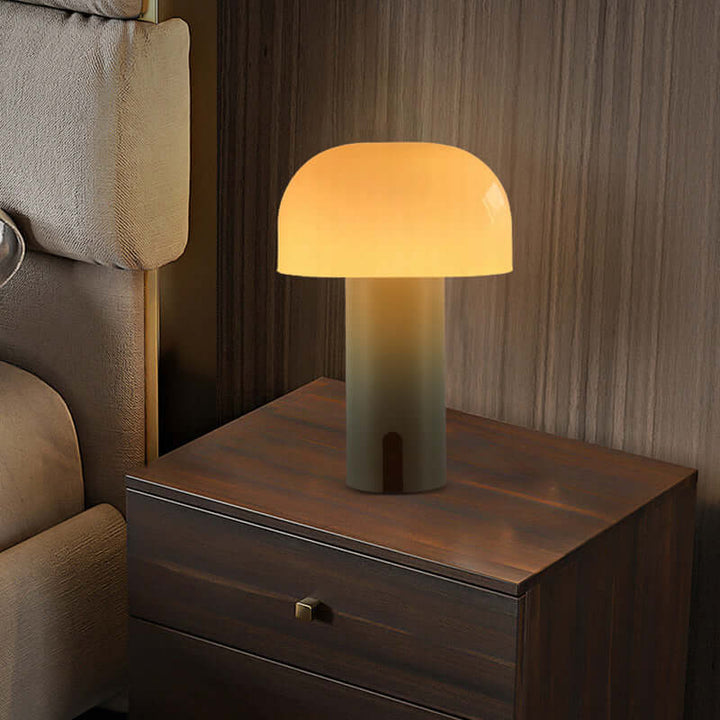 Moderne champignon bordlampe i europæisk design