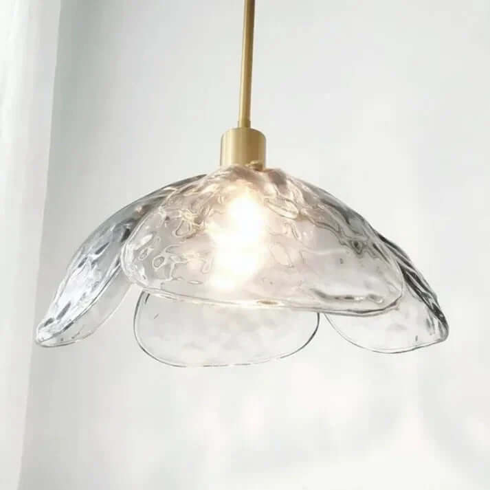 Kreativ Blomsterblad Nattbordslampe