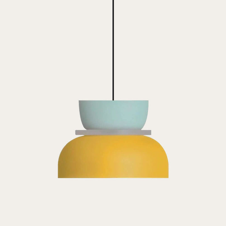 Moderne Loftlampe i Farveblokke