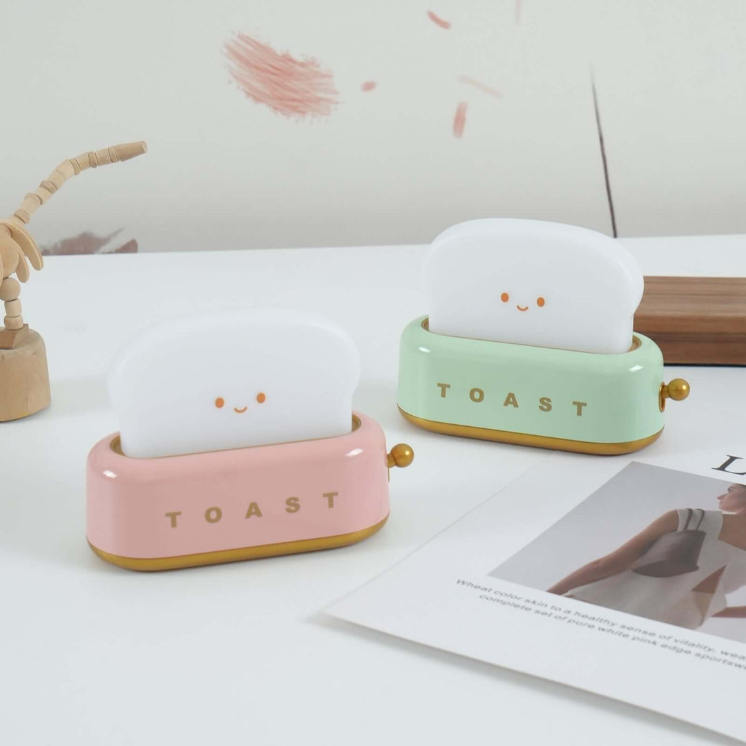 Bordlampe Toast-design (integreret batteri)