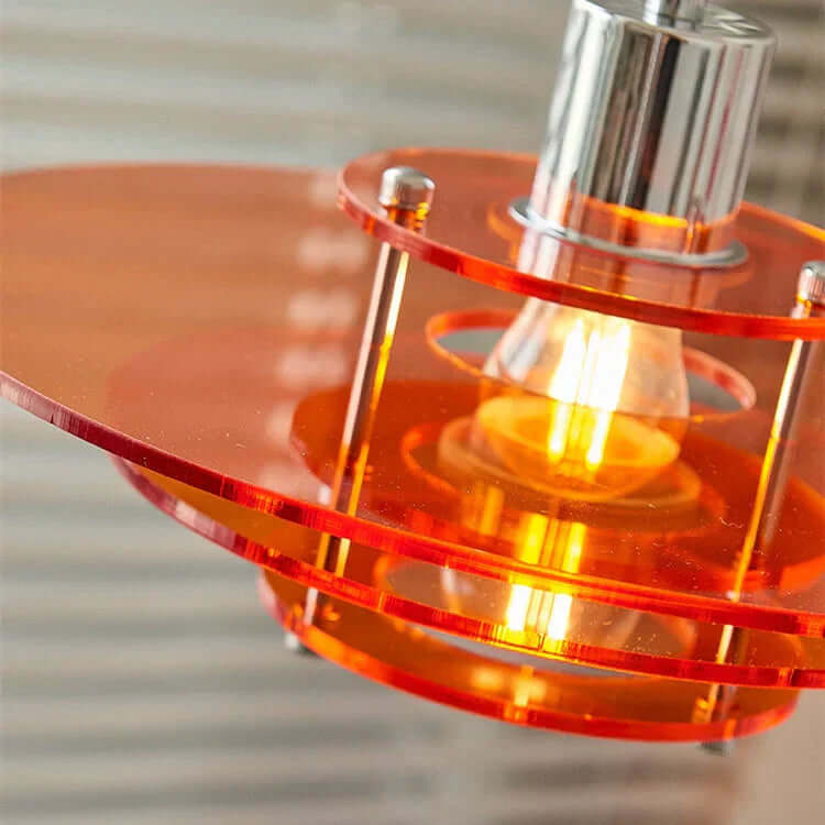 Moderne UFO-formet pendellampe, vintage stil