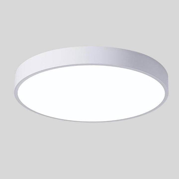 Moderne rund træ loftlampe, skandinavisk design