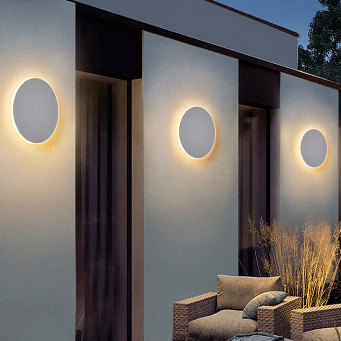 Minimalistisk LED-udendørs væglampe