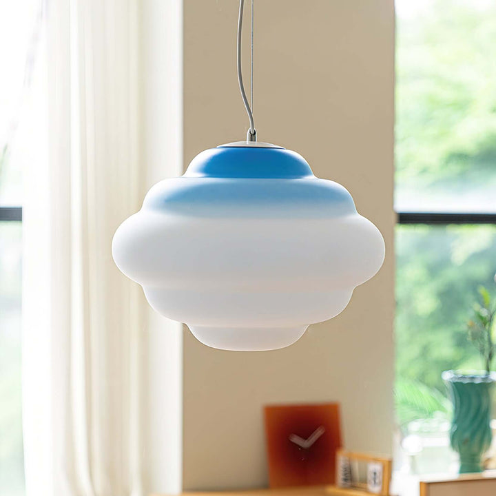 Moderne pendellampe med gradient farve