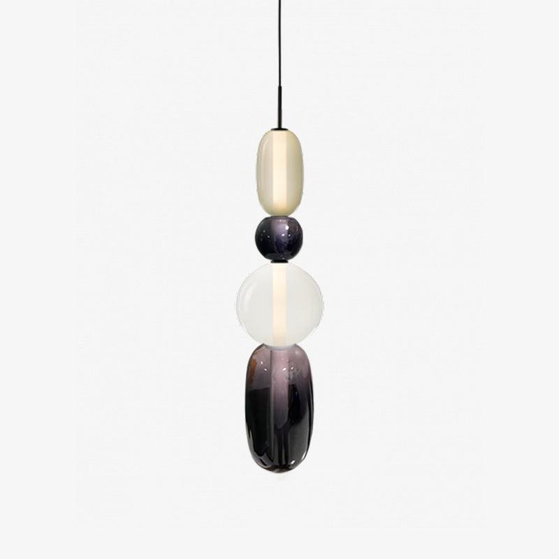 Lampe Pendante En Verre Confit