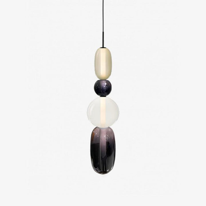 Lampe Pendante En Verre Confit