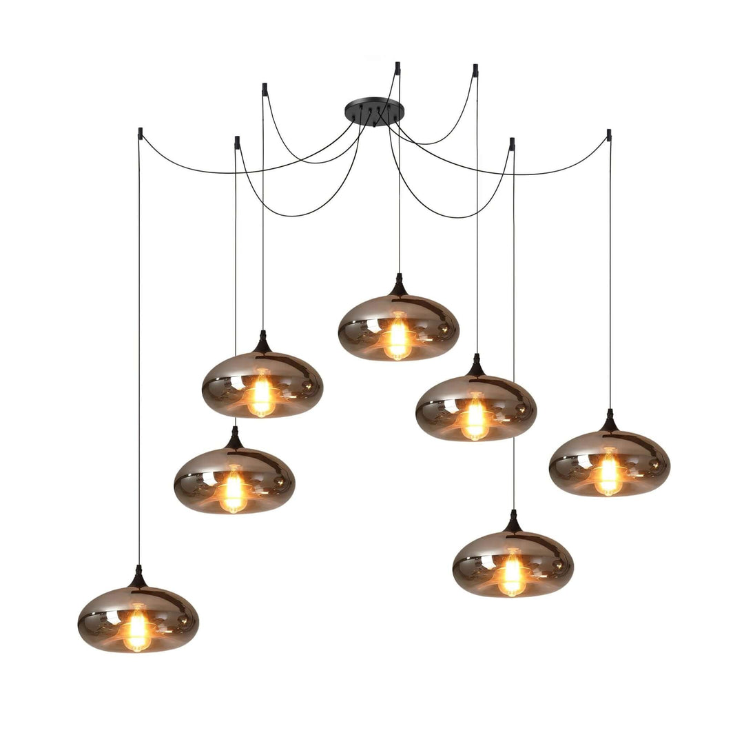 Moderne Glasflaske Pendellampe