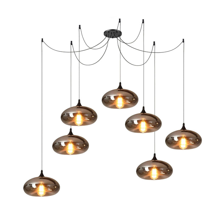 Moderne Glasflaske Pendellampe