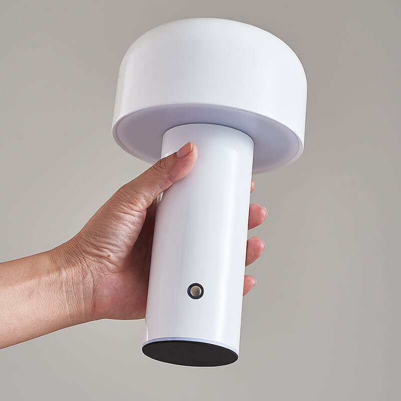 Trådløs bordlampe, italiensk champignon design