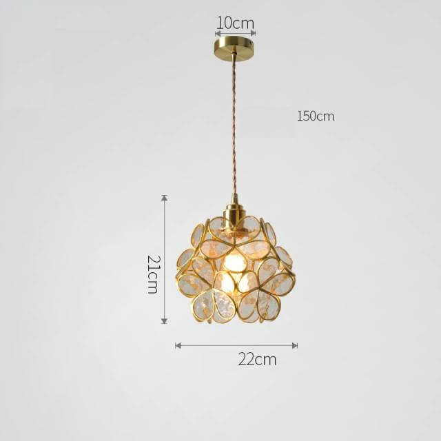 Moderne glas krone pendel – Nordisk stil