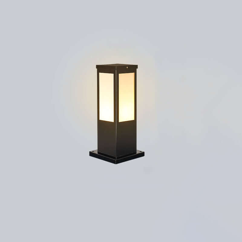 Moderne solcellelampe til udendørs brug