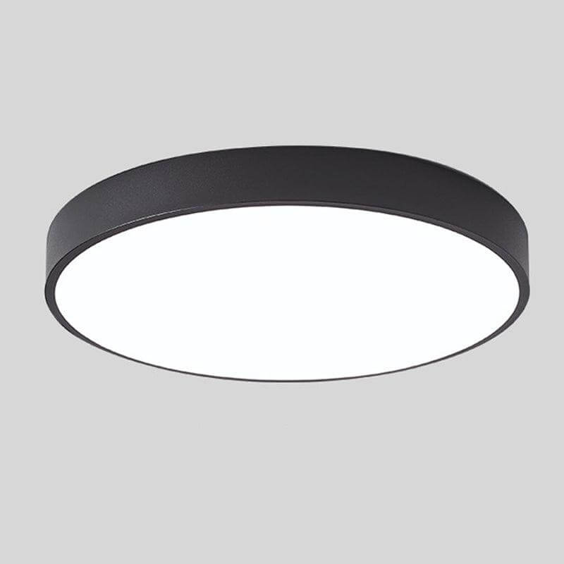 Moderne rund træ loftlampe, skandinavisk design