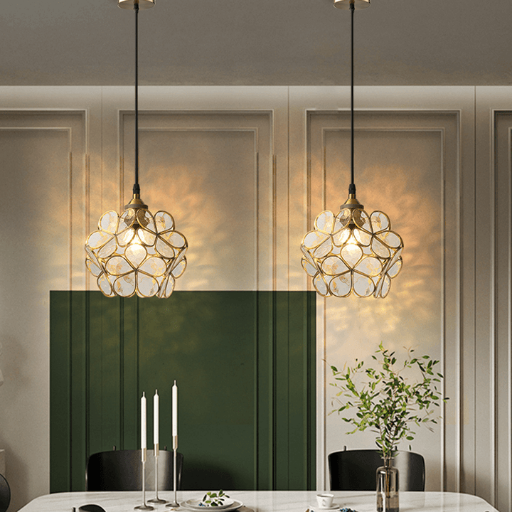 Moderne glas krone pendel – Nordisk stil