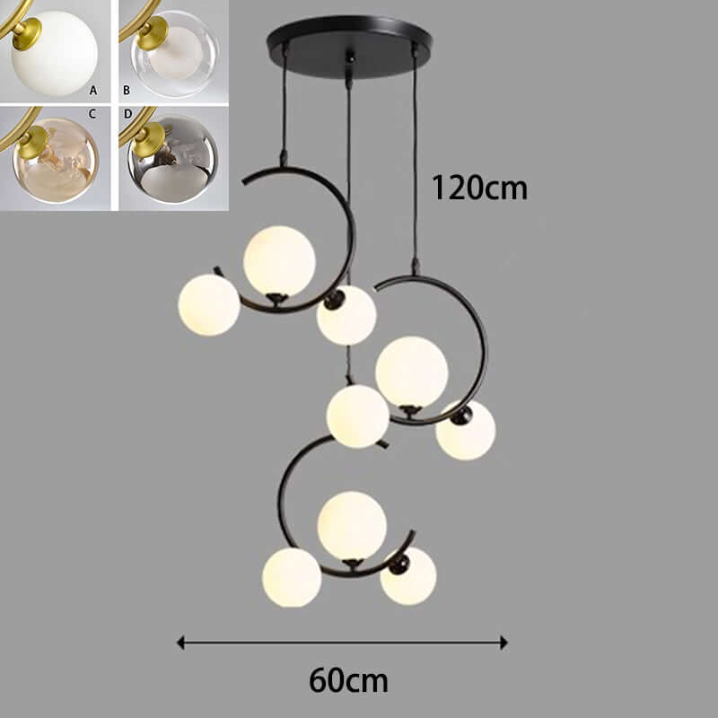 Moderne LED-pendellampe til boligindretning
