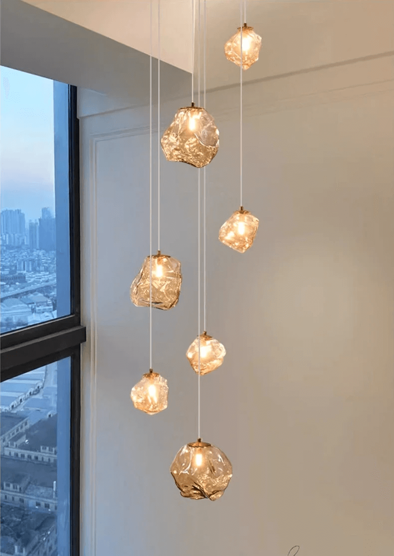 Moderne trappelys - LED-belysning