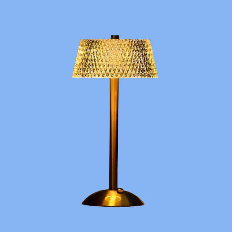Trådløs krystalmetal bordlampe