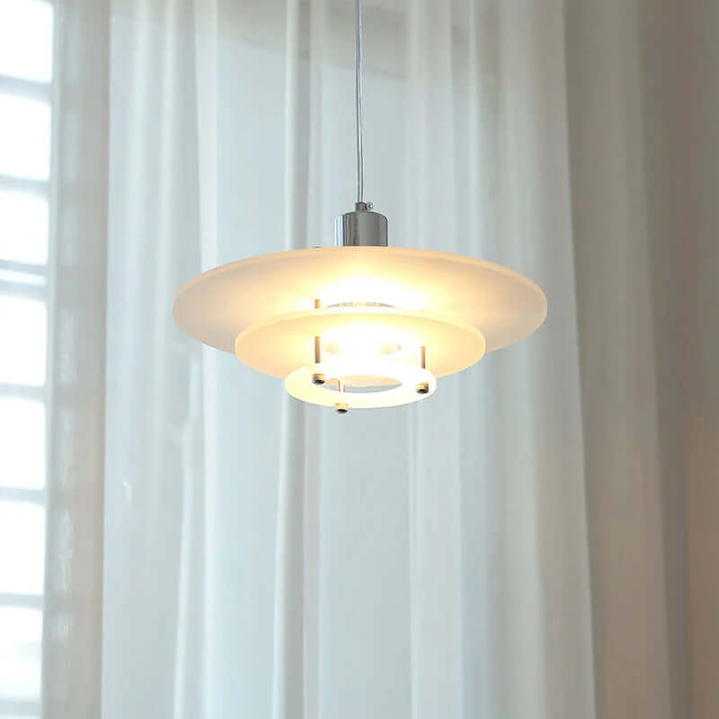 Moderne UFO-formet pendellampe, vintage stil