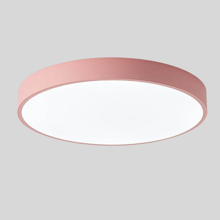 Moderne rund træ loftlampe - Skandinavisk stil