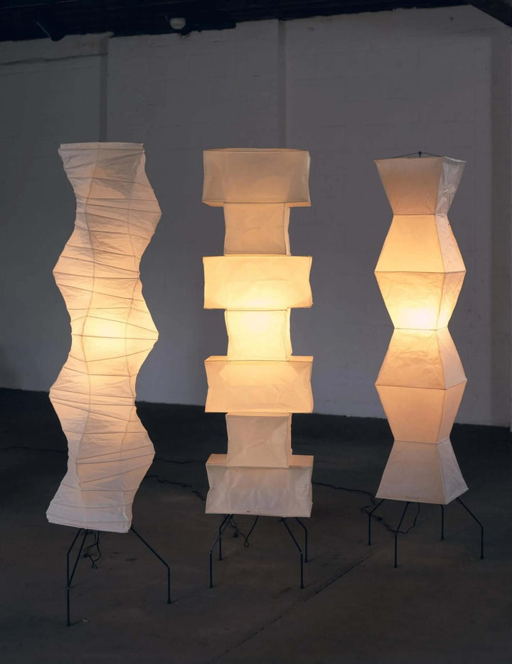 Lampadaire En Papier De Riz