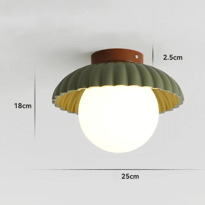 Jern Loftlampe, Soveværelseslampe, 25cm