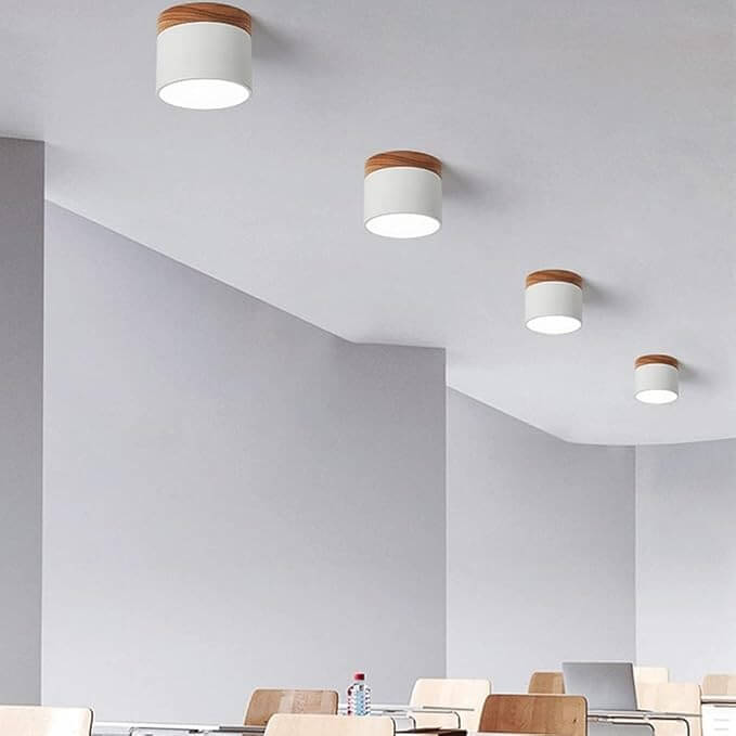 Moderne LED-loftslampe til gangen