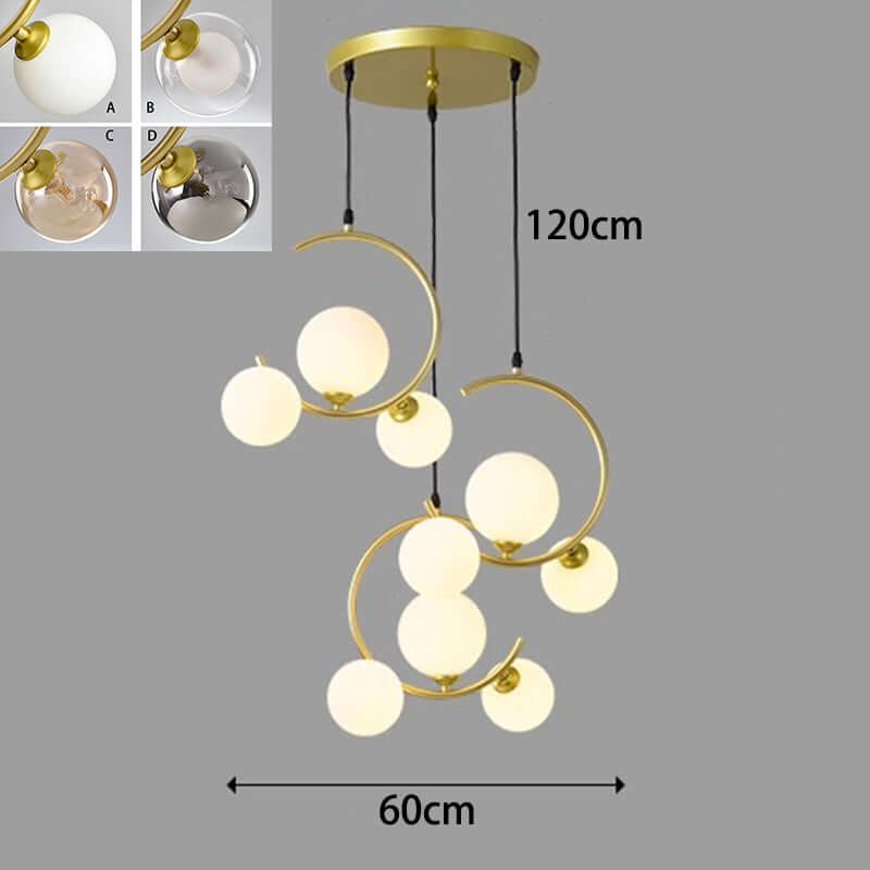 Moderne LED-pendellampe til boligindretning