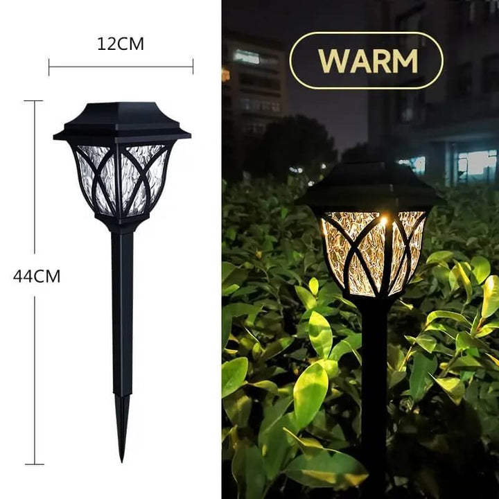 2+2 Gratuit | Lampe de jardin à énergie solaire