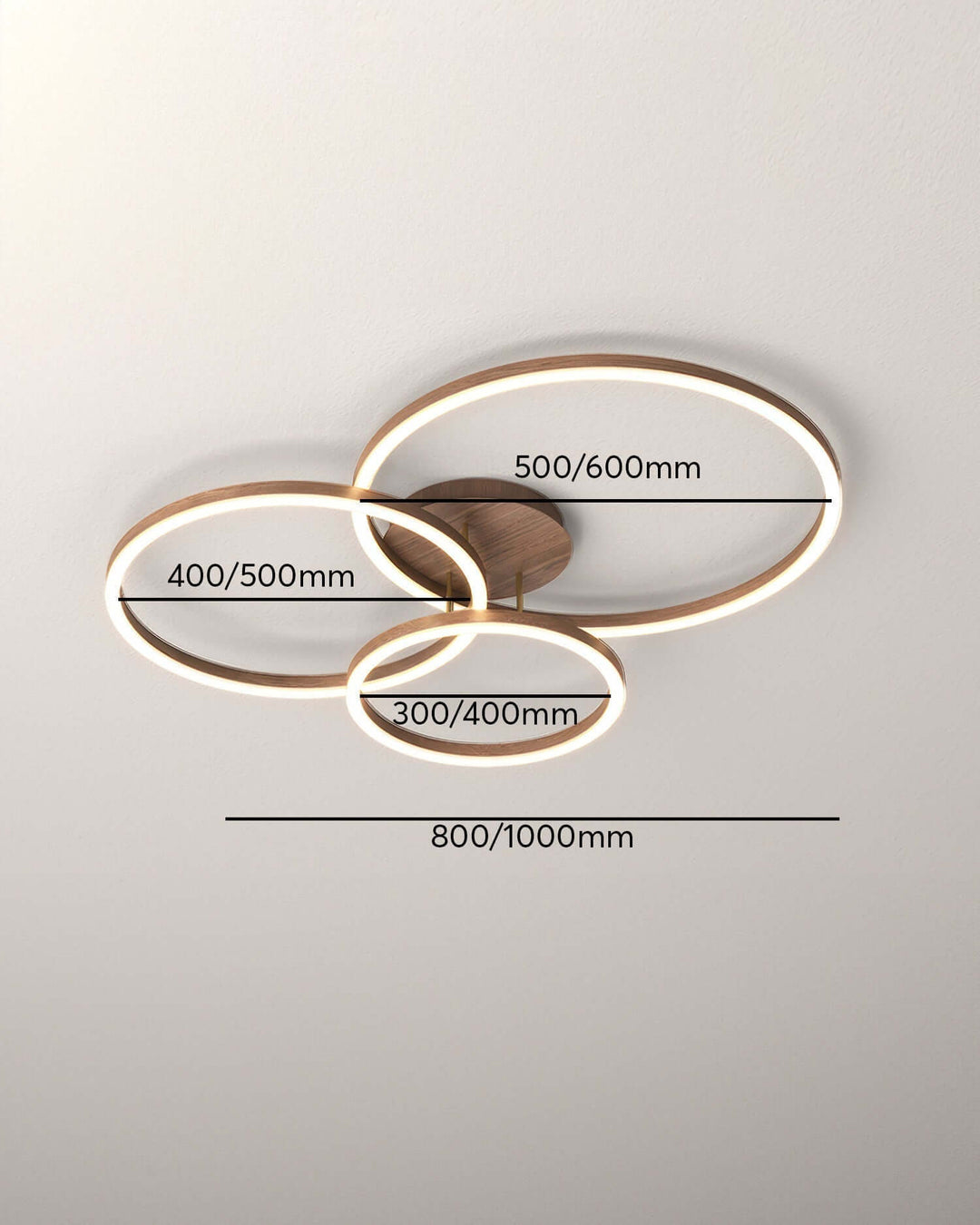 Elegant ring loftlampe