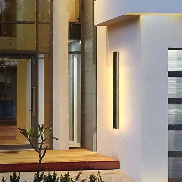 Moderne LED væglampe med kantdesign