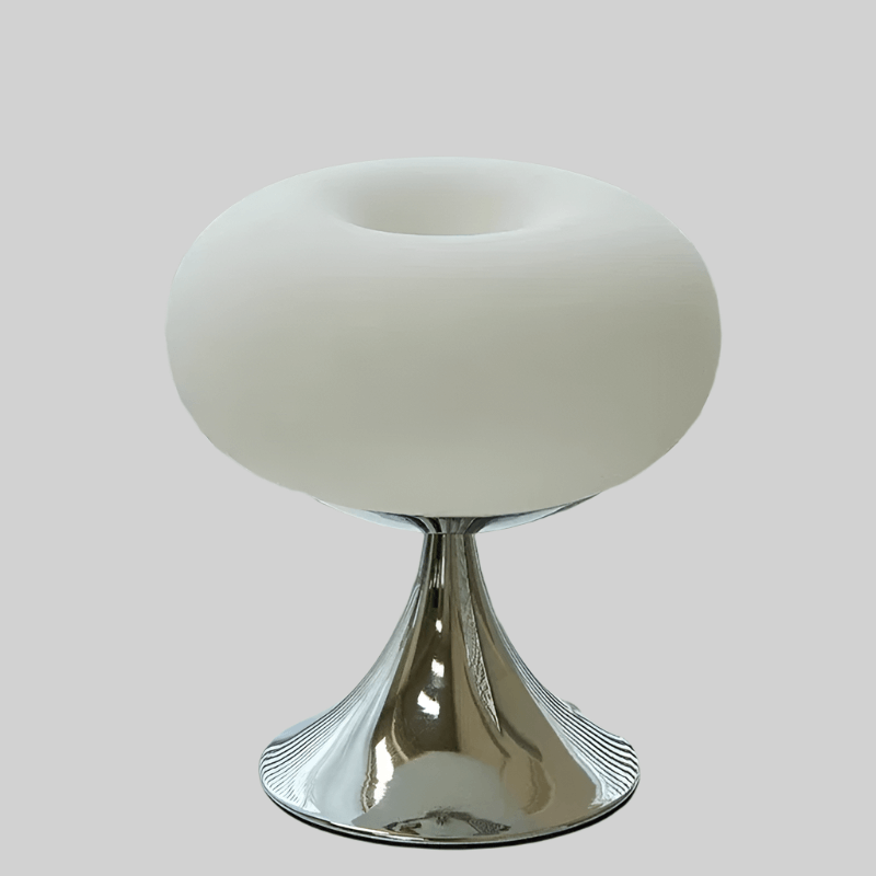 Retro æbleformet bordlampe