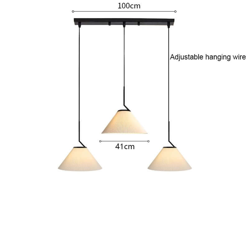 Nordisk Rynket Creme Pendel Lampe