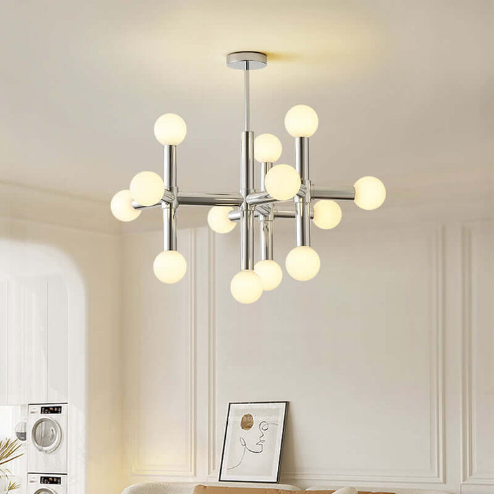 Skandinavisk glasbold loftlampe