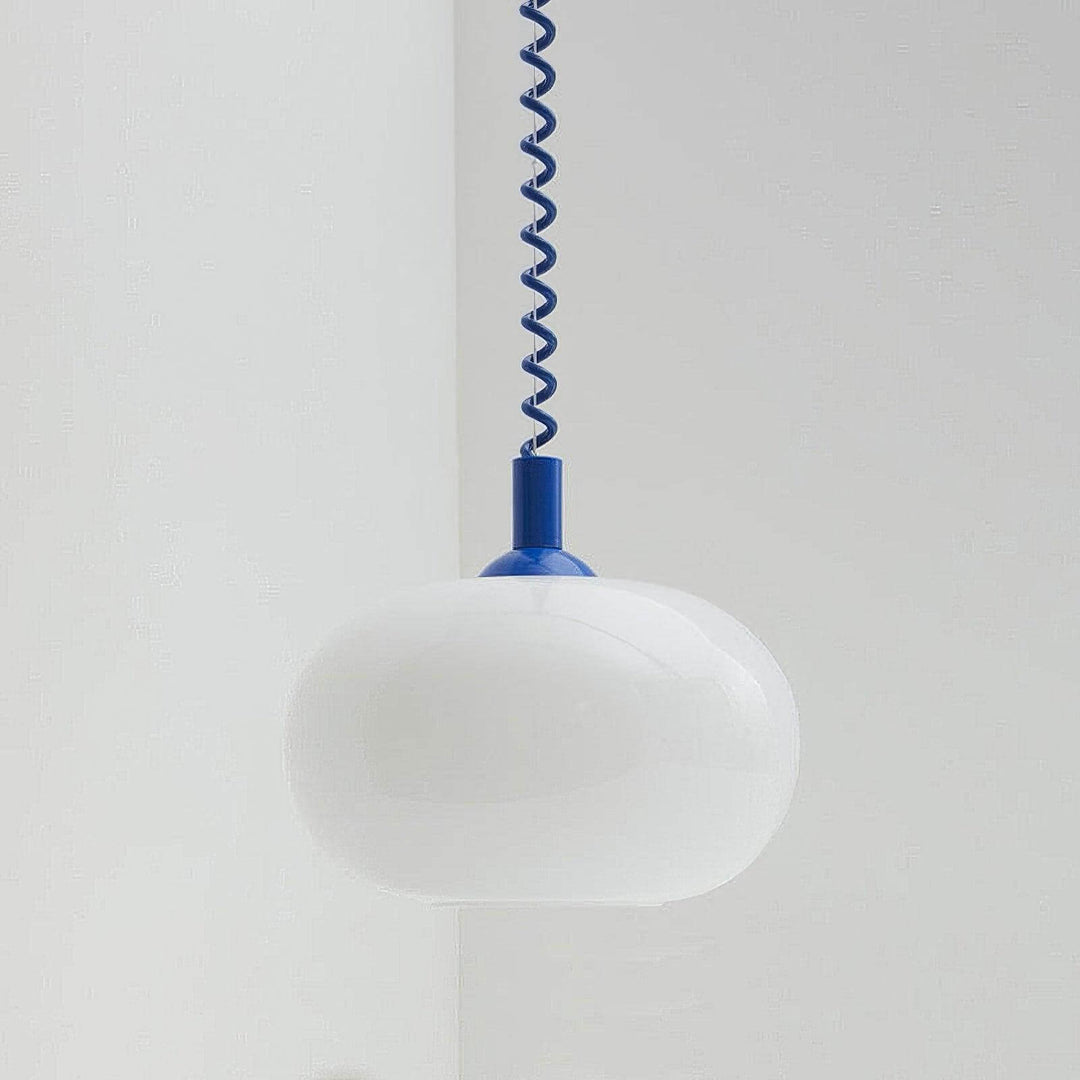 Moderne pendellampe, farverigt design