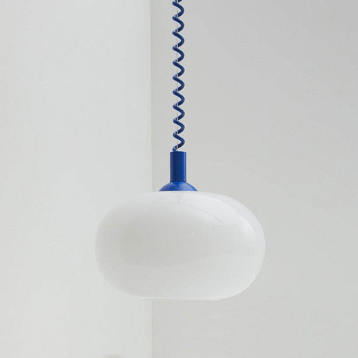 Moderne pendellampe, farverigt design