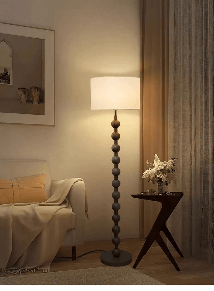 Japandi Gulvlampe Fod, Træ