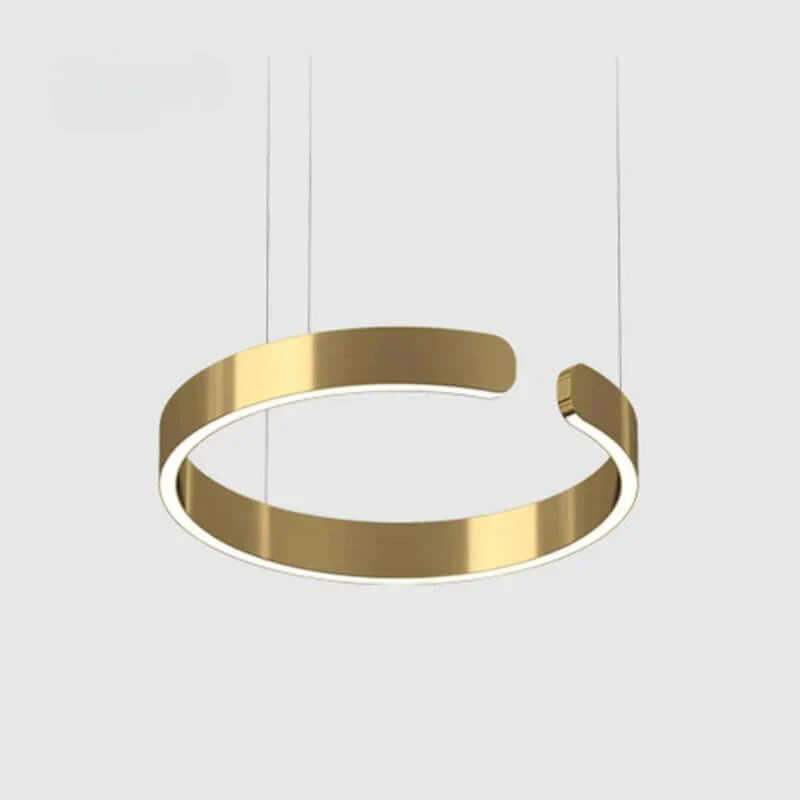 Moderne LED-cirkel loftlampe - stilfuld belysning til hjemmet