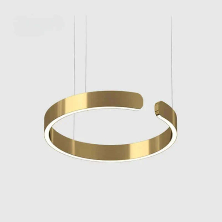 Moderne LED-cirkel loftlampe - stilfuld belysning til hjemmet
